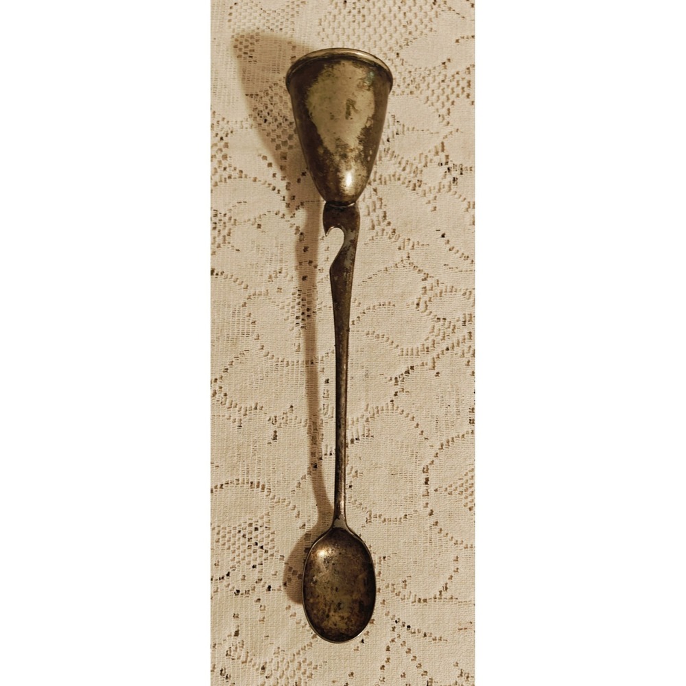 Napier 3-in-1 Silverplate Bar Tool  Jigger Opener Spoon Art Deco Antique 1920's